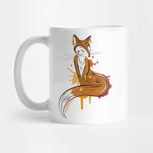 Graffiti Fox Mug